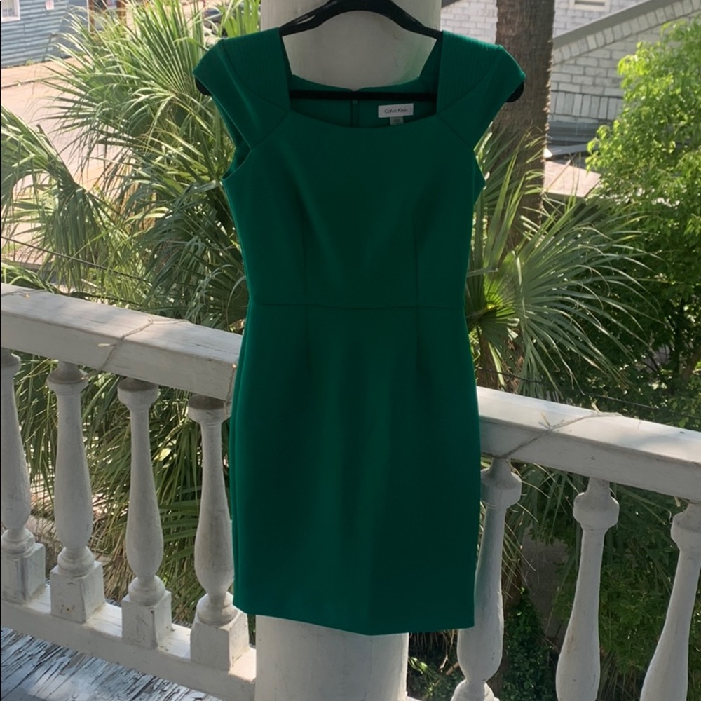 Kelly Green Bodycon Calvin Klein Dress